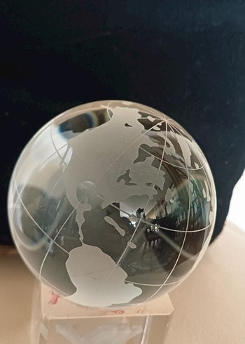 cam küre Dünya Figürin - Görsel 9