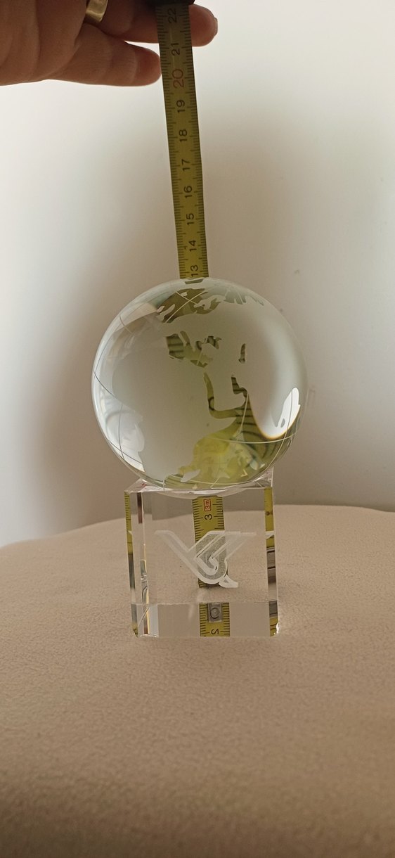 cam küre Dünya Figürin - Görsel 2