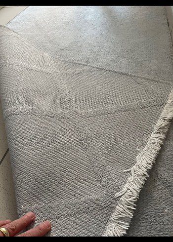 Gri Modern Desenli kilim - Görsel 2