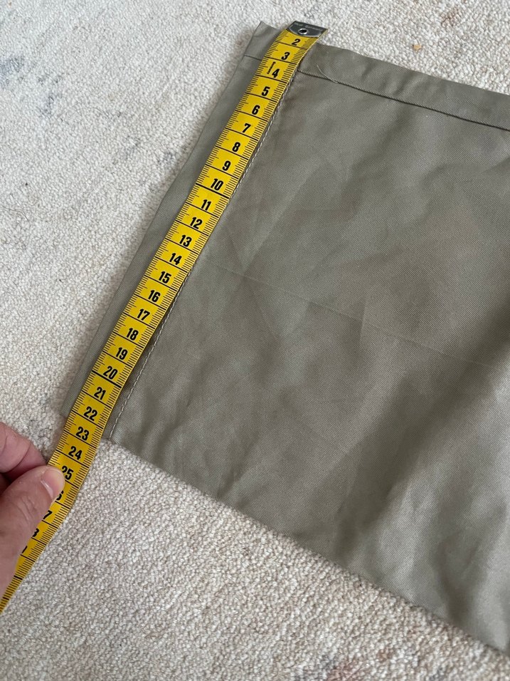 Bej Keten Midi Kadın Pantolon - Görsel 4