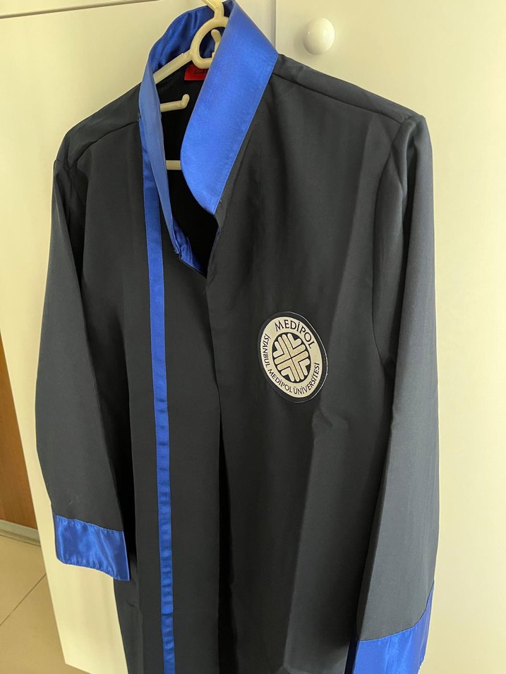 Diger Mavi Midi Mezuniyet Elbisesi - Görsel 2