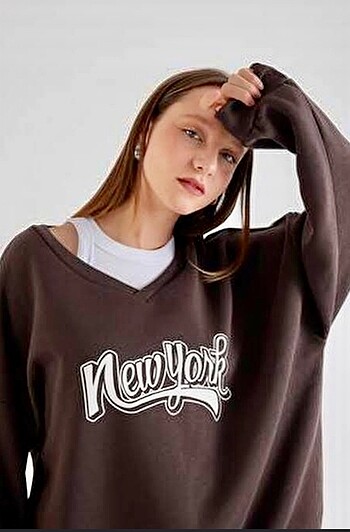 Etiketli orijinal unisex sweatshirt