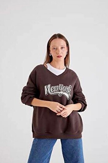 l Beden Etiketli orijinal unisex sweatshirt