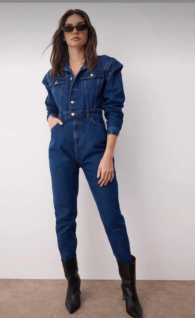 Trendyolmilla Limited Edition Indigo Dikis Detayli Denim
Tulum - Görsel 3