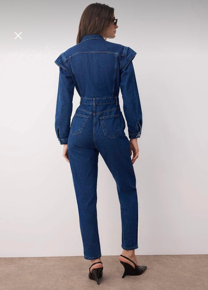 Trendyolmilla Limited Edition Indigo Dikis Detayli Denim
Tulum - Görsel 5