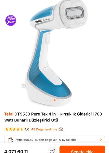 Mavi El Tipi Kıyafet Buharlayıcı - Görsel 5