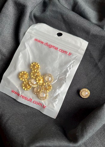 Zirkon taşlı düğme - Görsel 2