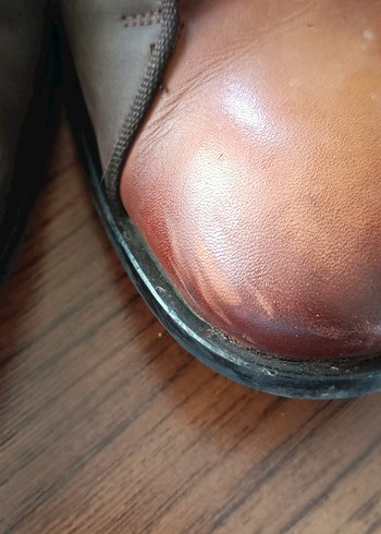 Klasik Erkek Kahverengi Parlak Ayakkabı Bağcıkları - Görsel 8