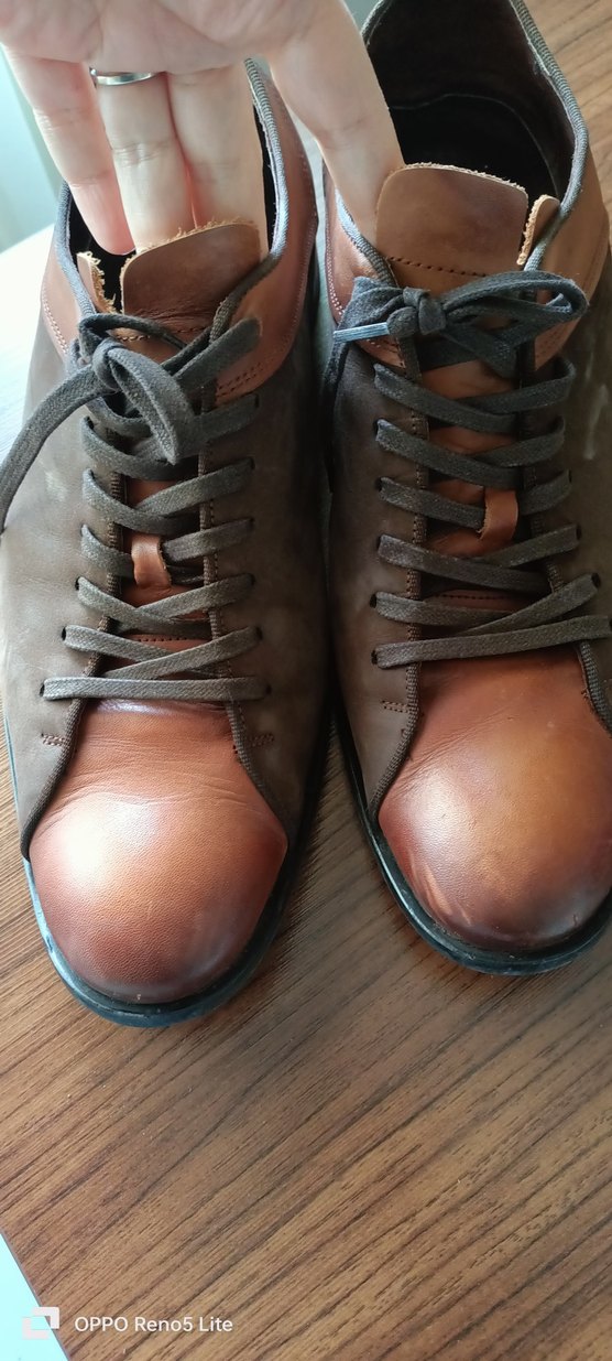 Klasik Erkek Kahverengi Parlak Ayakkabı Bağcıkları - Görsel 2