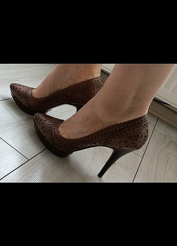 37 Beden kahverengi Renk Nine West bayan ayakkabı