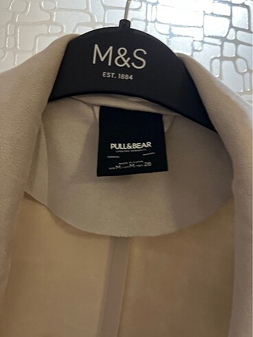 Pull and Bear M beden mevsimlik uzun ceket