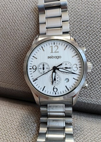 Sebago Gumus Metal Bilezikli Klasik Saat