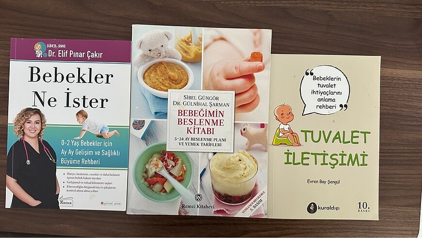 3 Kitap???? Tuvalet iletişimi, bebekler ne ister,bebeğimin besle