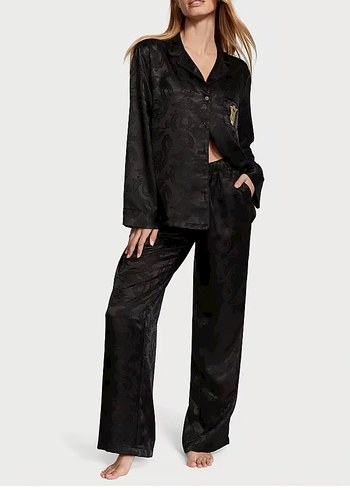 s Beden siyah Renk Victorias Secret pijama takımı