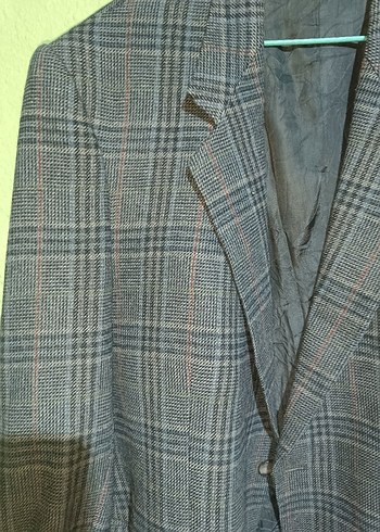 Diğer Düğmeli Gri Kadın Blazer Ceket