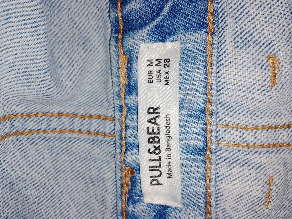 Kadın Mavi Denim Askılı Kısa Salopet - Görsel 2