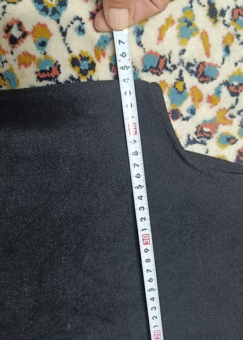 Siyah kaşe slopet etek - Görsel 3