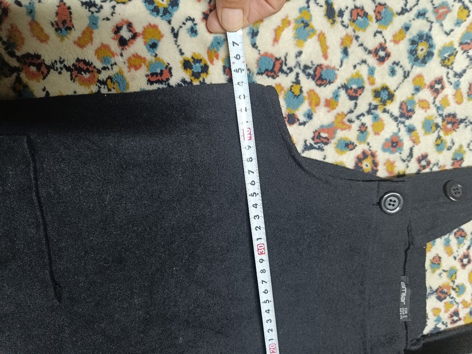 Siyah kaşe slopet etek - Görsel 3