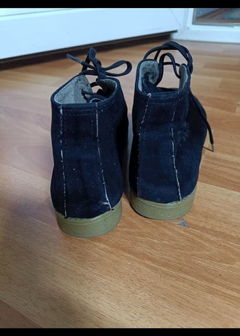 bayan siyah street Style Bot - Görsel 3