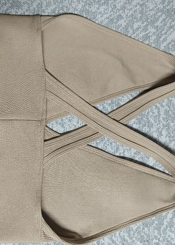 Bej Spor Sütyeni, Midi Boy, Sokak Stili - Görsel 2