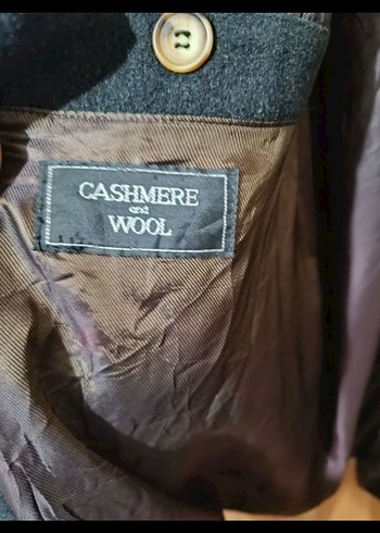 Erkek koyu gri uzun erkek palto - Görsel 3