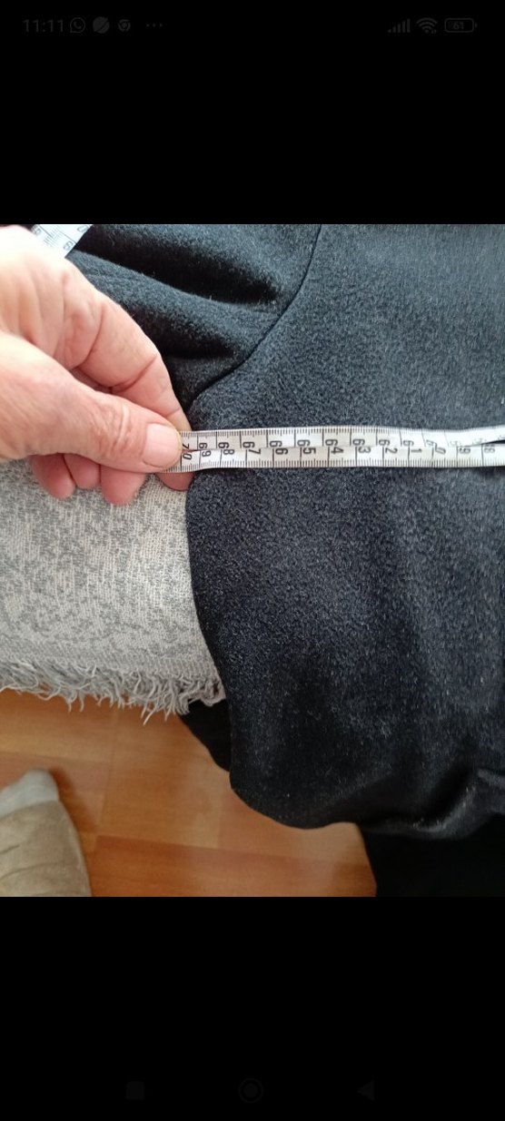 Erkek koyu gri uzun erkek palto - Görsel 4