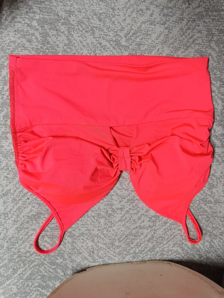 Pembe Pilili Mini V Yaka Büstiyer - Görsel 4