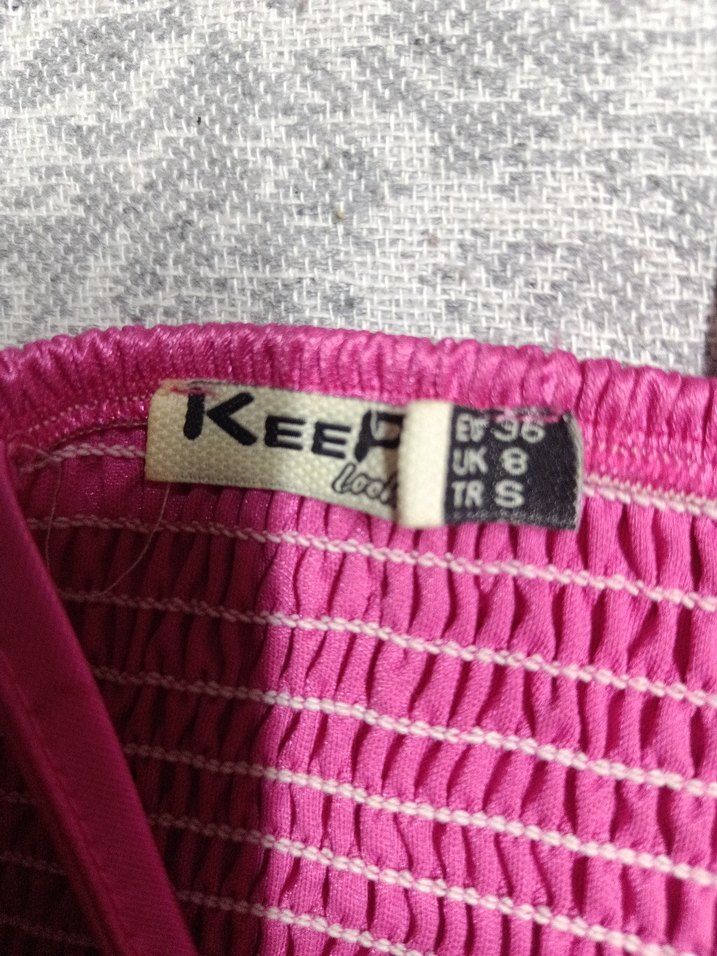 Pembe Saten Mini Büstiyer - Görsel 3