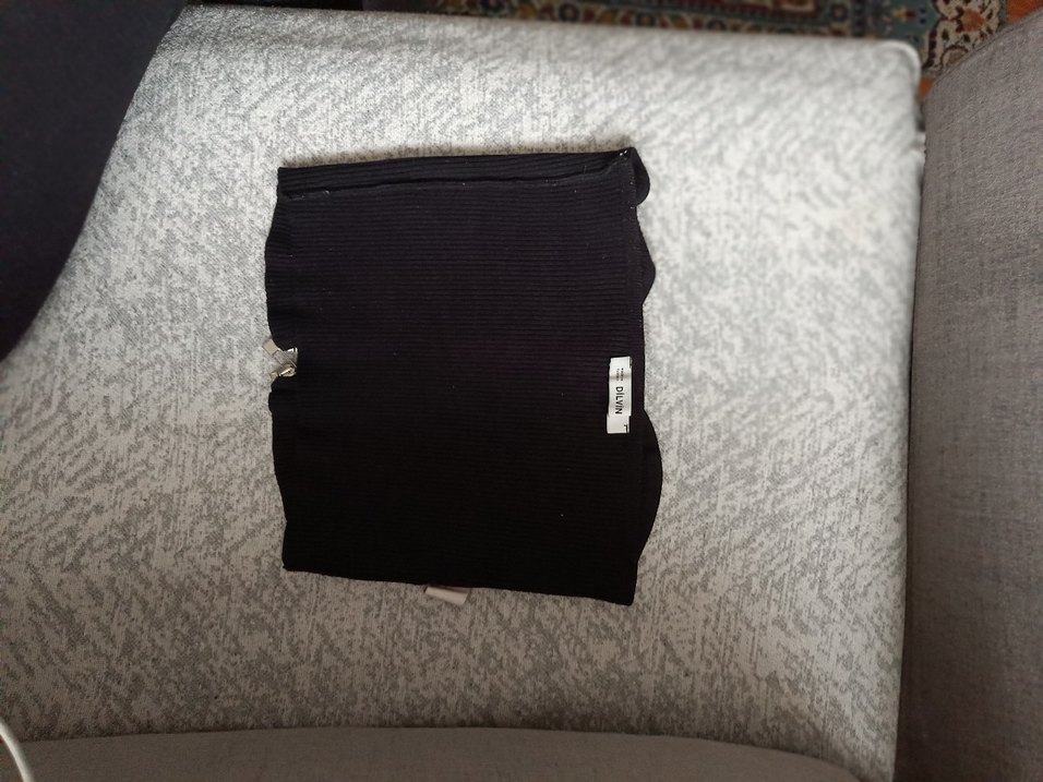 Gri Straplez Fermuarlı Büstiyer - Görsel 4