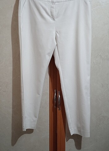 46 Beden beyaz Renk Bayan bilek pantolon 