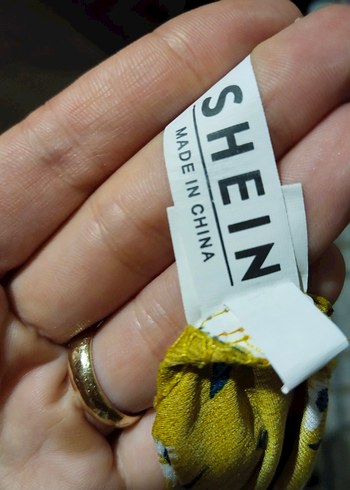 Sarı Çiçek Desenli  Mini Elbise - Görsel 5