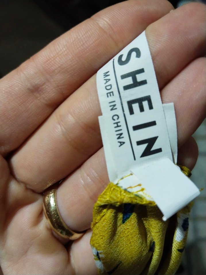 Sarı Çiçek Desenli  Mini Elbise - Görsel 5