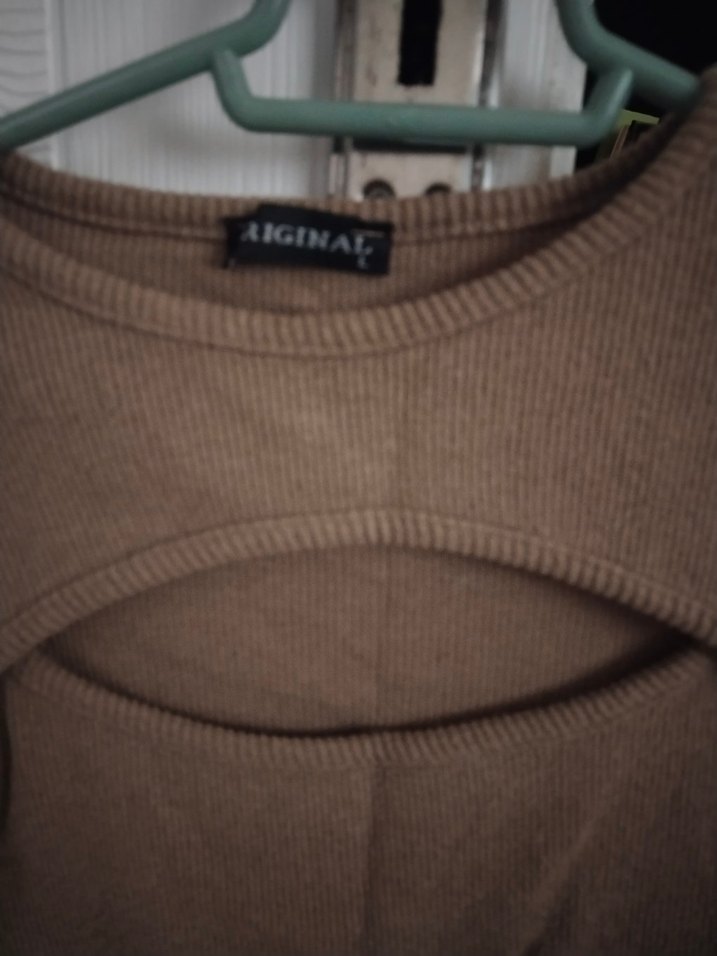 Bej Triko Kadın Kazak - Görsel 2