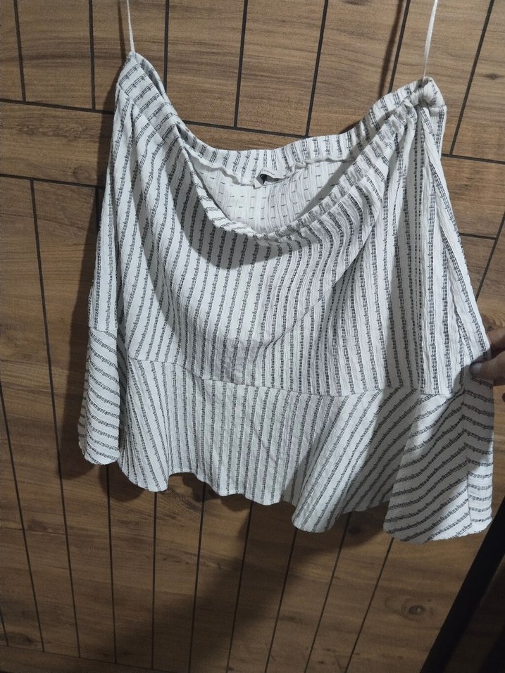 çizgili kloş etek - Görsel 2