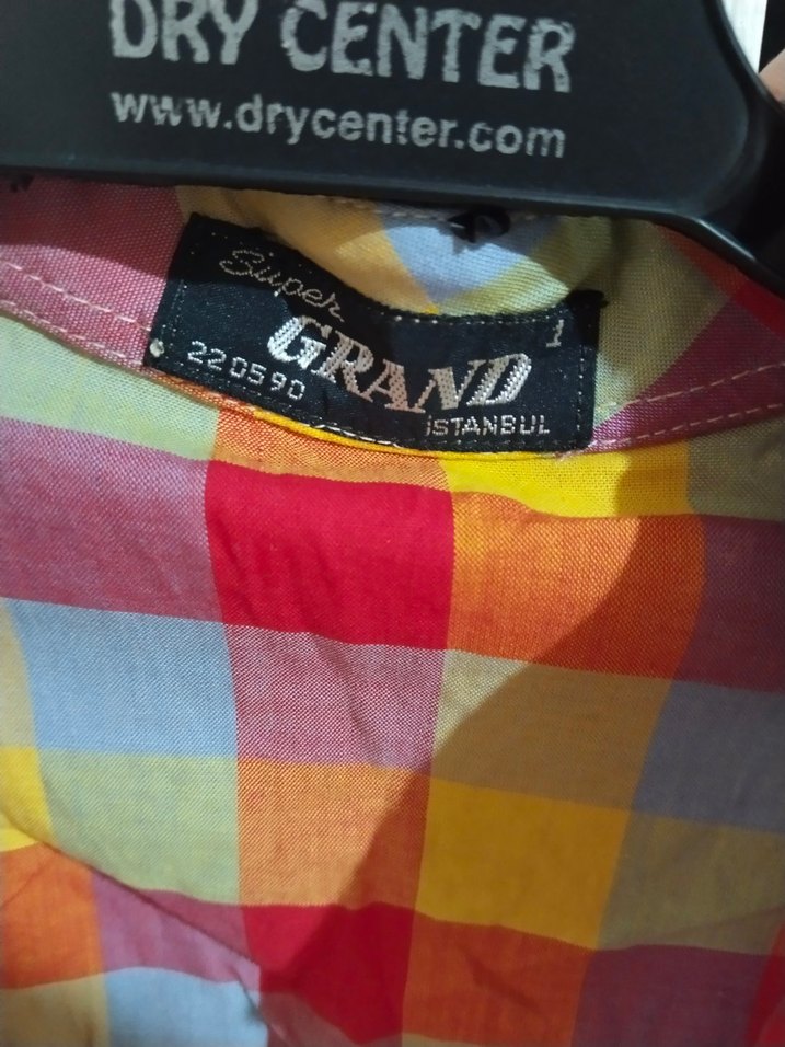 Renkli Kareli Kadın Gömlek - Görsel 3