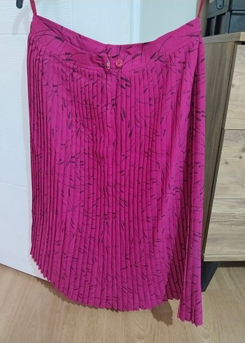 pileli desenli etek - Görsel 5