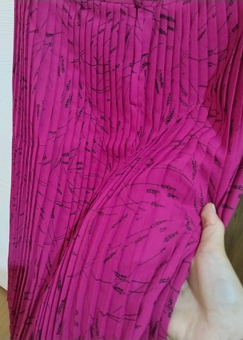 pileli desenli etek - Görsel 6