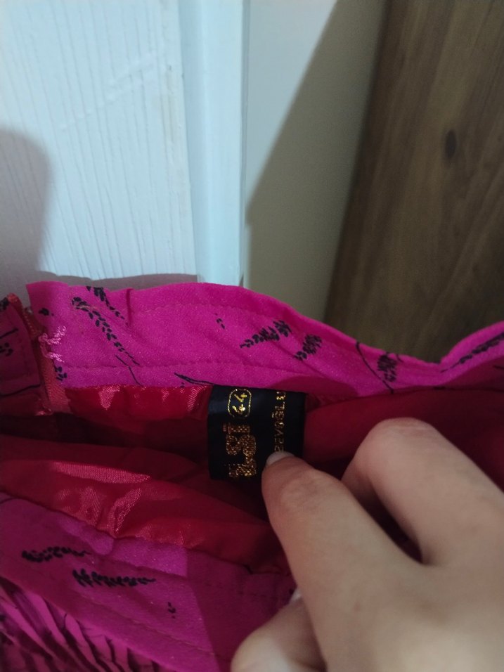 pileli desenli etek - Görsel 4