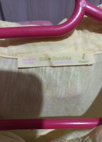 l Beden Sarı Bershka bluz