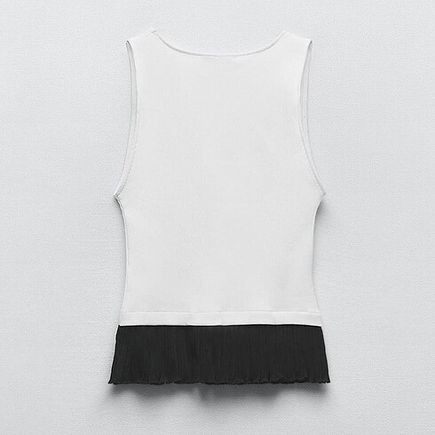Zara Zara S Beden Kontrast Bluz
