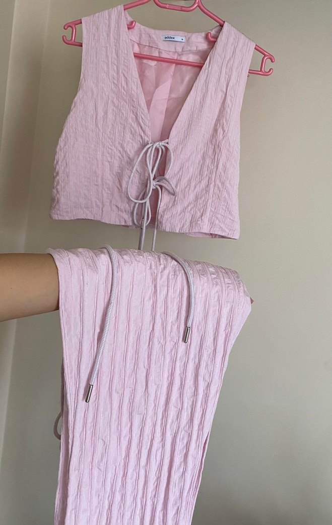 Addax Pudra Pembe  İkili Takım - Görsel 3