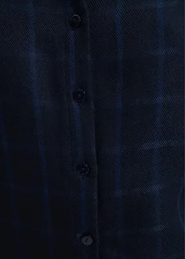 Mini Dokuma Gömlek Elbise - Görsel 4