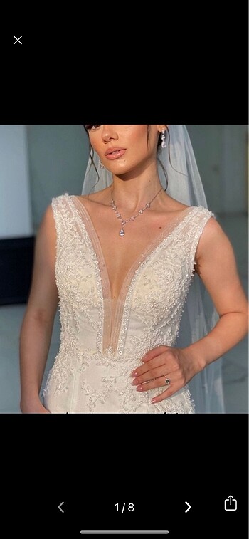 Balık model gelinlik