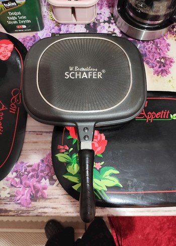 Schafer çift taraflı tava