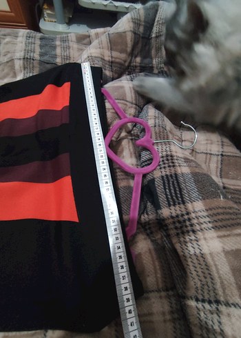 Çizgili Örgü Mini Etek - Görsel 5