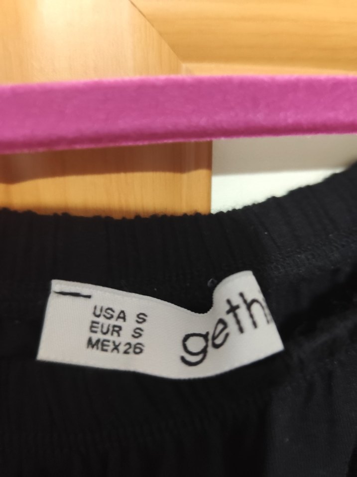 Siyah Kadın Bluz, Uzun Kollu, Salaş - Görsel 4