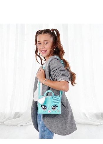 Mavi turkuaz purse pets Çantası - Görsel 2