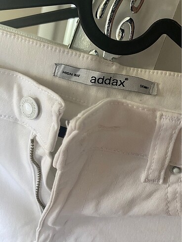 Addax Addax skinny jean beyaz şeritli