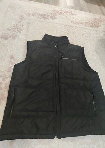 Siyah Fermuarlı Erkek Yelek - Görsel 3