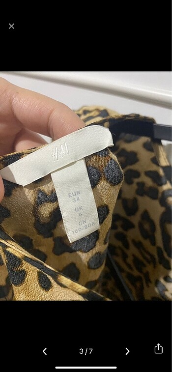 34 Beden Leopar Bluz